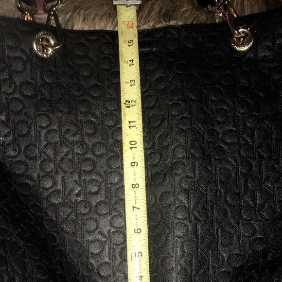 CK All Black Monogram Purse - Picture 8 of 8